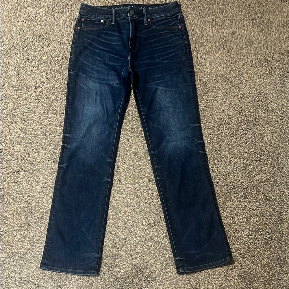 Men’s American Eagle Outfitters Dark Blue Bootcut Jeans